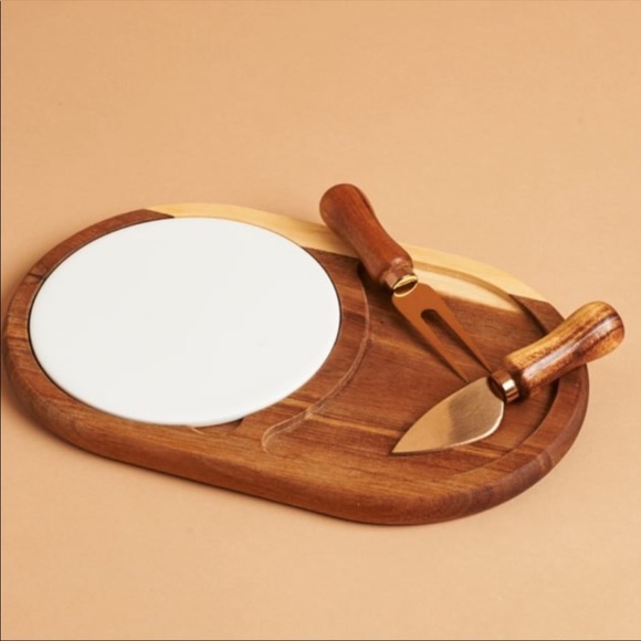 Twine Living Ceramic Cheese Board Set - Picture 3 of 6